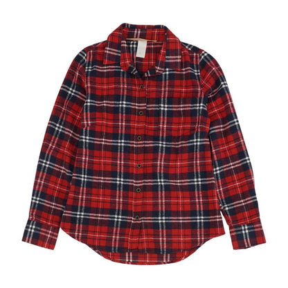 Multi Plaid Button Down