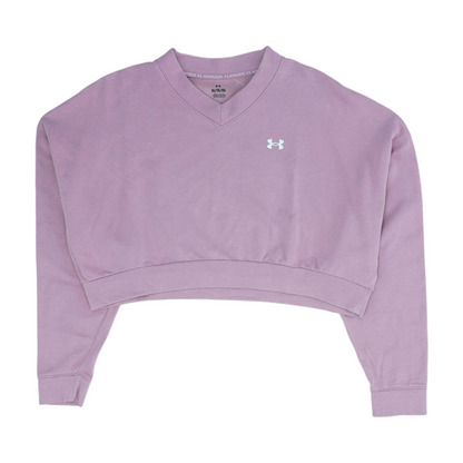 Pink Solid Sweatshirt Pullover
