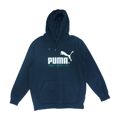 Black Solid Hoodie Pullover