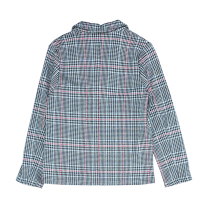 Gray Plaid Blazer