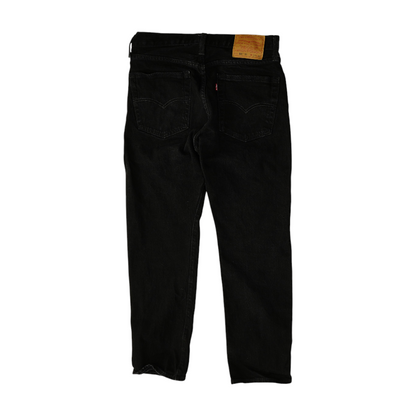 501 Black Straight Jeans