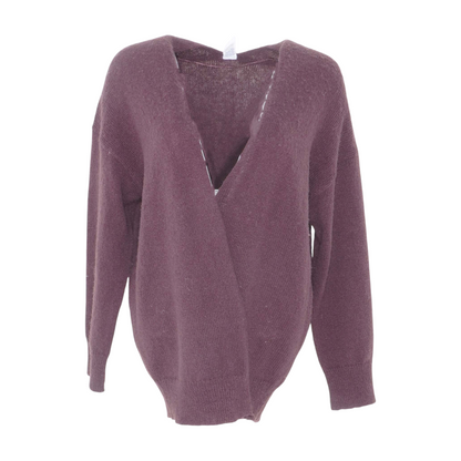 Purple Cardigan Sweater