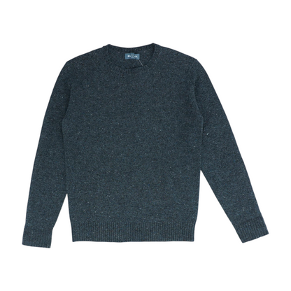 Gray Solid Pullover Sweater