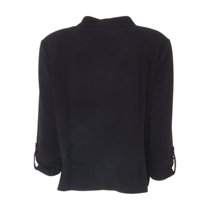 Black Solid Blazer