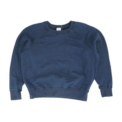 Navy Solid Sweatshirt Pullover