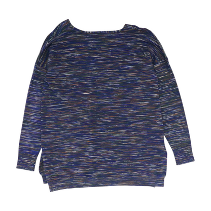Navy Striped Pullover Sweater