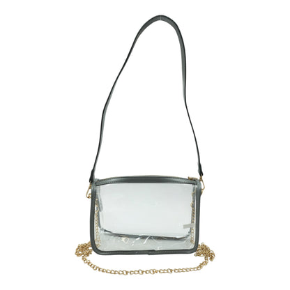 Gray Transparent Stadium Bag