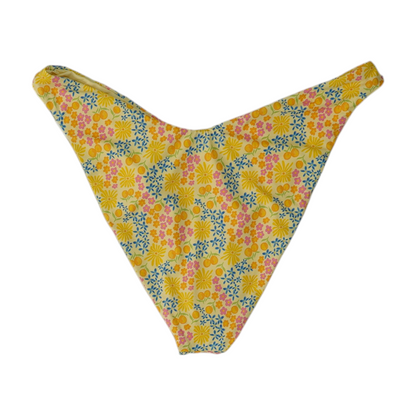 Yellow Floral Swim Bottom