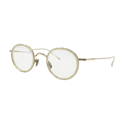 Gold KMN 139 Round Prescription Eyewear