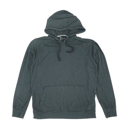 Black Solid Hoodie Pullover