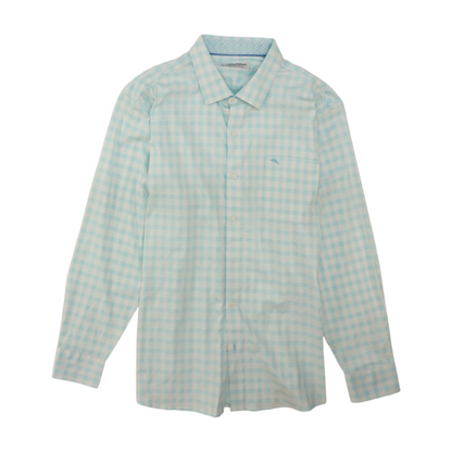 Blue Check Long Sleeve Button Down
