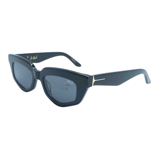 Black Oh Read Cat Eye Sunglasses