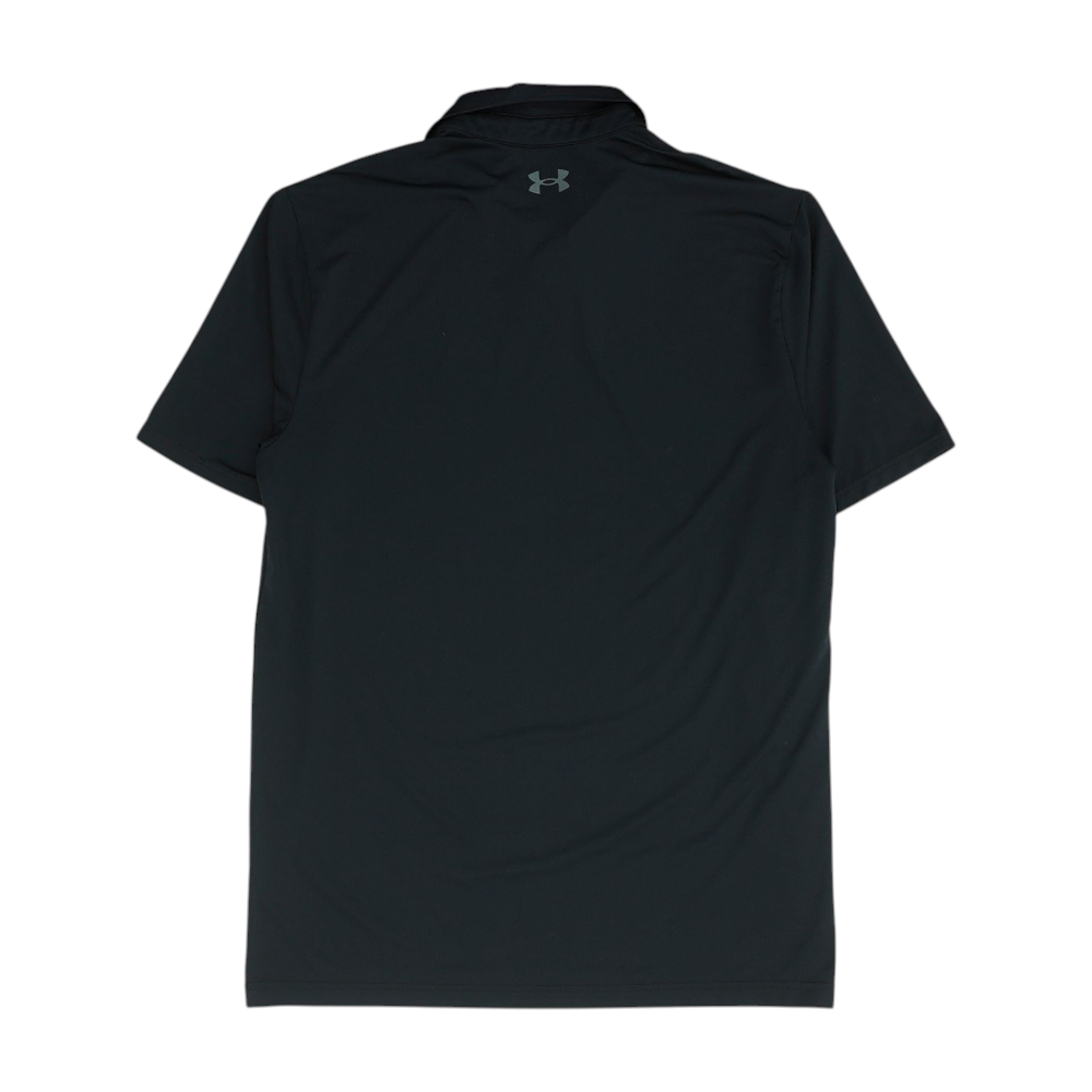 Under Armour Black Tall Solid Short Sleeve Polo – Image 2