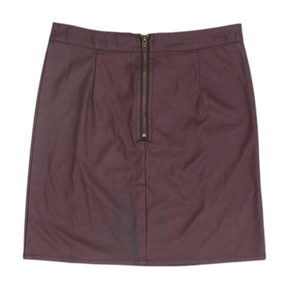 Maroon Mini Skirt