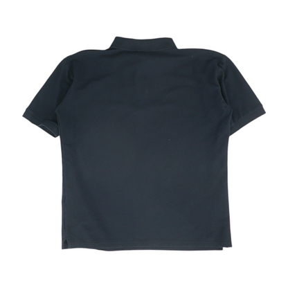 Navy Solid Short Sleeve Polo