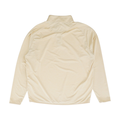 Peach Solid 1/4 Zip Pullover