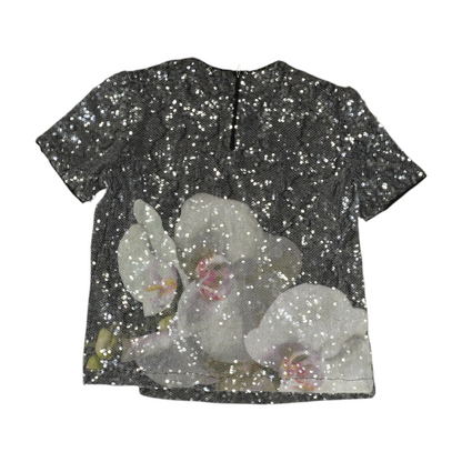 Black Floral Blouse