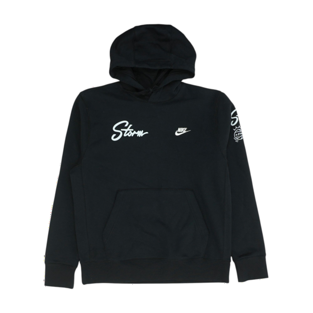 Black Solid Hoodie Pullover