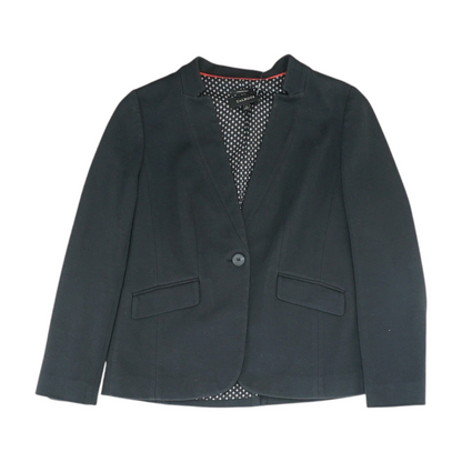 Black Solid Blazer