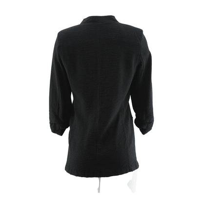 Black Solid Blazer