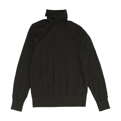 Gray Solid Pullover Sweater
