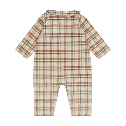Ivory Plaid One-Piece