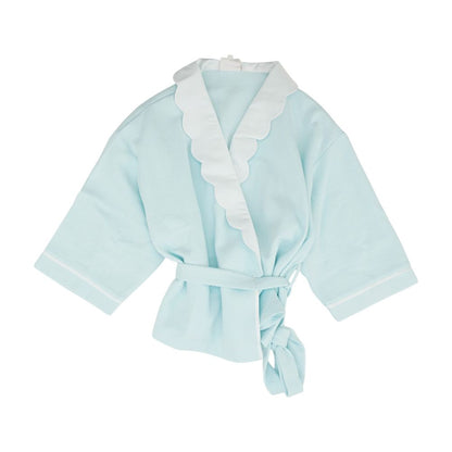 Blue Solid Robe
