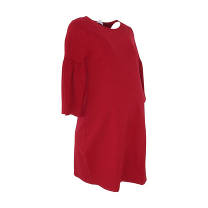 Red Maternity Mini Dress