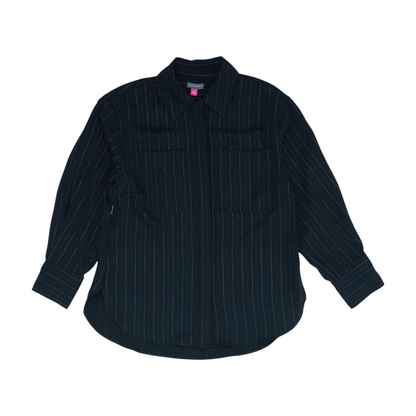 Black Striped Button Down