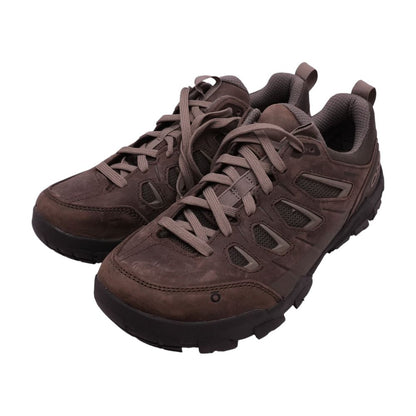 Sawtooth Brown Leather Low Top Athletic Shoes