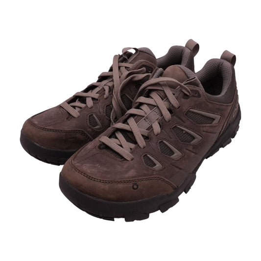 Sawtooth Brown Leather Low Top Athletic Shoes