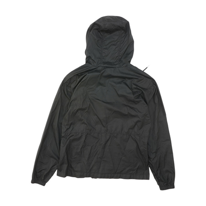 Black Solid Rain Jacket