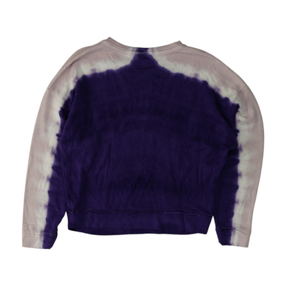 Purple Tie-Dye Sweatshirt Pullover
