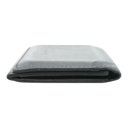 Black Taiga Leather Business Card Holder