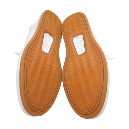 White Lace-Up Casual Shoes
