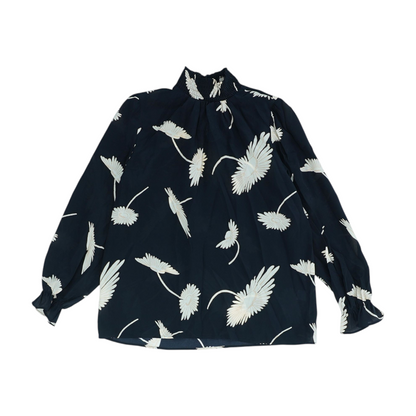 Black Floral Blouse
