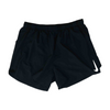 Black Solid Active Shorts