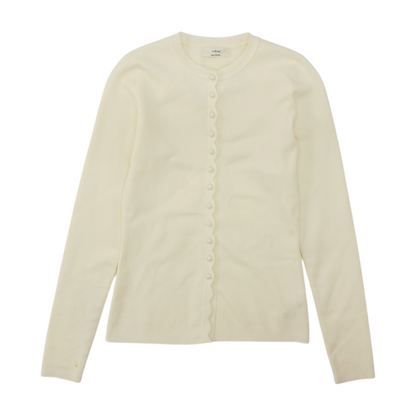 Cream Cardigan Sweater