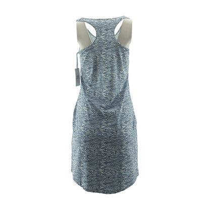 Blue Ikat Mini Dress
