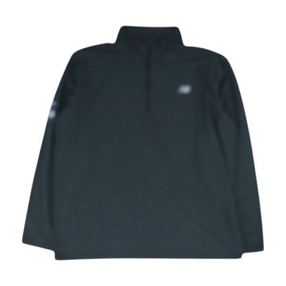 Charcoal UMass Boston Beacons Solid 1/4 Zip Pullover