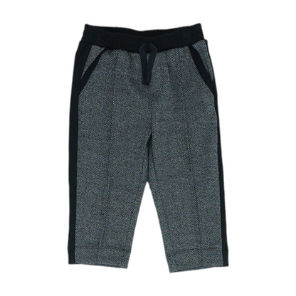 Black Chevron Active Pants