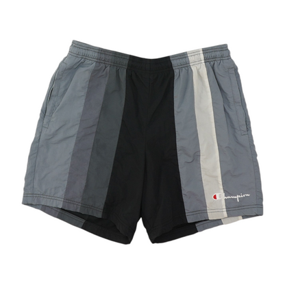 Gray Color Block Active Shorts