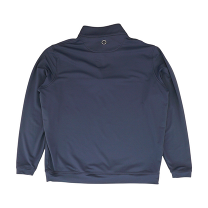 Navy Solid 1/4 Zip Pullover