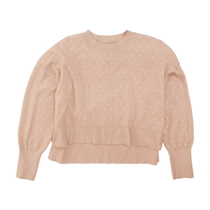 Pink Hearts Pullover Sweater