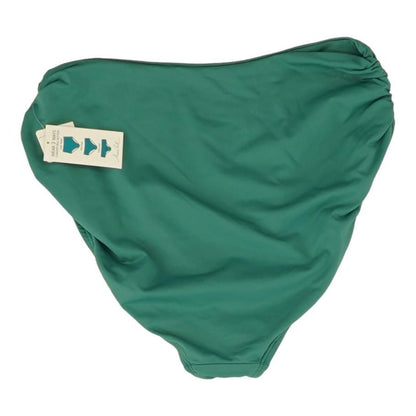 Green Solid Swim Bottom
