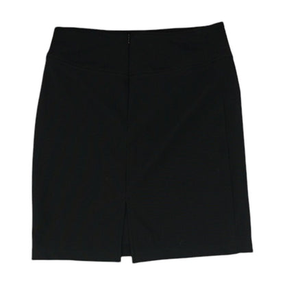Black Solid Mini Skirt