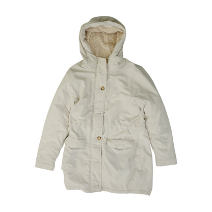 Beige Solid Coat