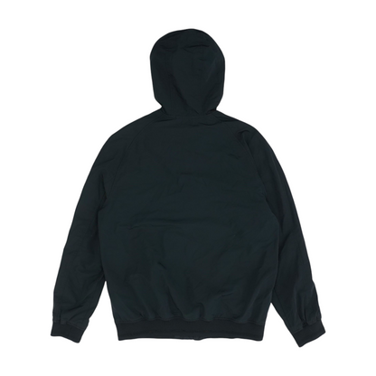 Black Solid Rain Jacket