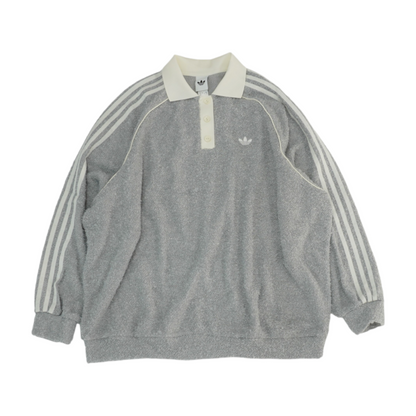 Gray Solid Sweatshirt Pullover