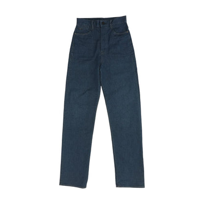 Blue High Rise Regular Jeans